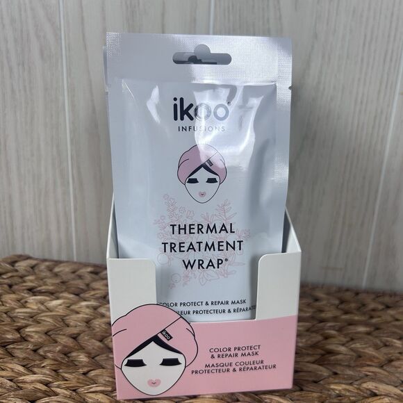 NEW ikoo Infusions Thermal Treatment Wrap Color Protect & Repair Mask, 15 ct - Picture 3 of 10